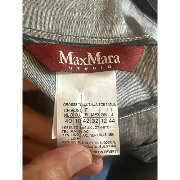 MaxMara Studio Blazer/Jacket - Size 10 - Picture 5 of 6